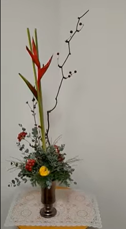 極楽鳥花のアレンジレッスン　２名様